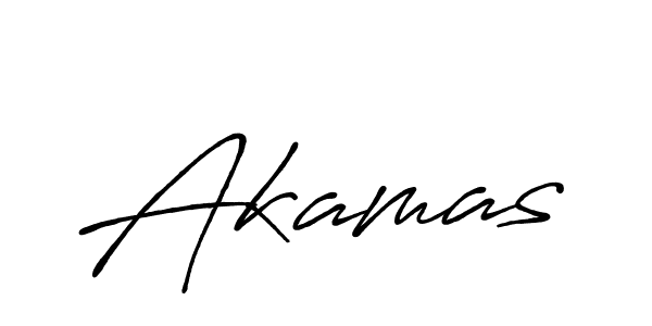 It looks lik you need a new signature style for name Akamas. Design unique handwritten (Antro_Vectra_Bolder) signature with our free signature maker in just a few clicks. Akamas signature style 7 images and pictures png