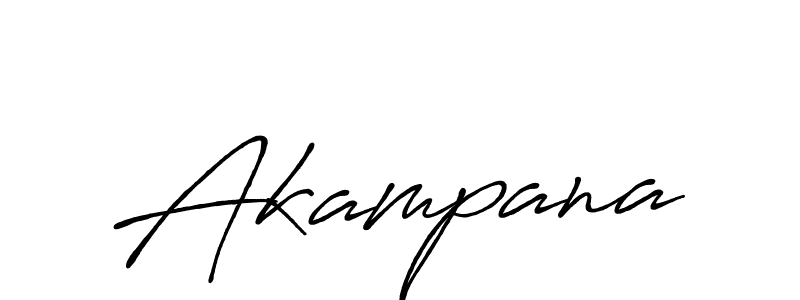 Akampana stylish signature style. Best Handwritten Sign (Antro_Vectra_Bolder) for my name. Handwritten Signature Collection Ideas for my name Akampana. Akampana signature style 7 images and pictures png