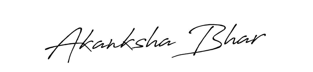 Here are the top 10 professional signature styles for the name Akanksha Bhar. These are the best autograph styles you can use for your name. Akanksha Bhar signature style 7 images and pictures png