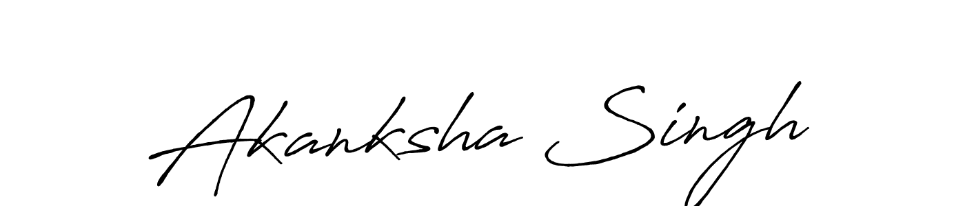 Once you've used our free online signature maker to create your best signature Antro_Vectra_Bolder style, it's time to enjoy all of the benefits that Akanksha Singh name signing documents. Akanksha Singh signature style 7 images and pictures png