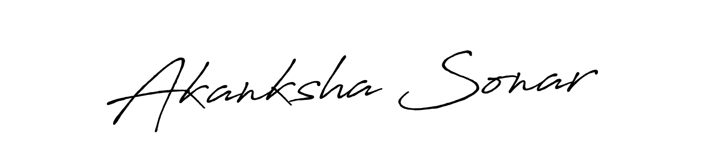 if you are searching for the best signature style for your name Akanksha Sonar. so please give up your signature search. here we have designed multiple signature styles  using Antro_Vectra_Bolder. Akanksha Sonar signature style 7 images and pictures png