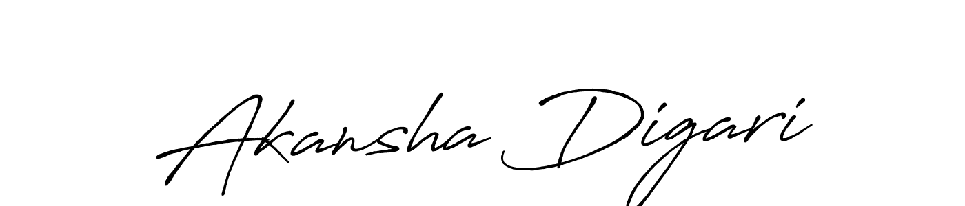 Antro_Vectra_Bolder is a professional signature style that is perfect for those who want to add a touch of class to their signature. It is also a great choice for those who want to make their signature more unique. Get Akansha Digari name to fancy signature for free. Akansha Digari signature style 7 images and pictures png