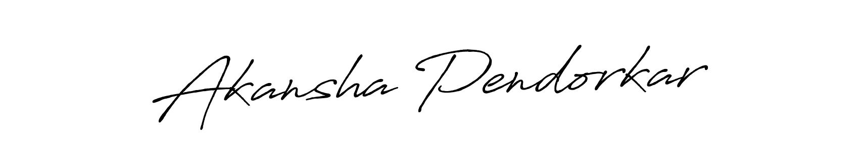 This is the best signature style for the Akansha Pendorkar name. Also you like these signature font (Antro_Vectra_Bolder). Mix name signature. Akansha Pendorkar signature style 7 images and pictures png