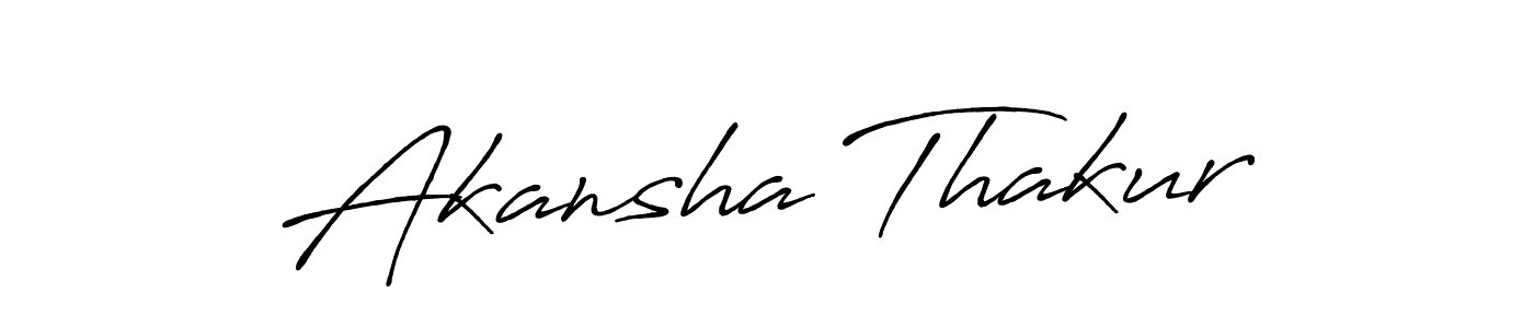 Akansha Thakur stylish signature style. Best Handwritten Sign (Antro_Vectra_Bolder) for my name. Handwritten Signature Collection Ideas for my name Akansha Thakur. Akansha Thakur signature style 7 images and pictures png