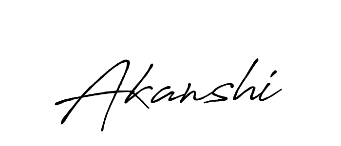 Also You can easily find your signature by using the search form. We will create Akanshi name handwritten signature images for you free of cost using Antro_Vectra_Bolder sign style. Akanshi signature style 7 images and pictures png