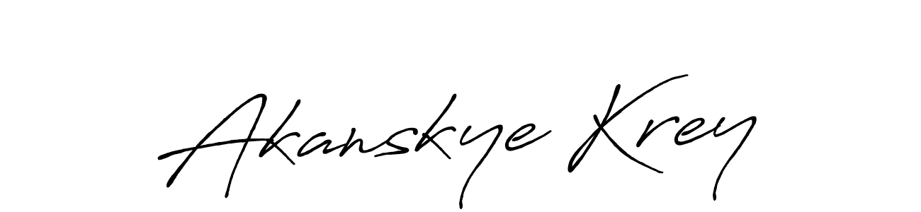 Antro_Vectra_Bolder is a professional signature style that is perfect for those who want to add a touch of class to their signature. It is also a great choice for those who want to make their signature more unique. Get Akanskye Krey name to fancy signature for free. Akanskye Krey signature style 7 images and pictures png