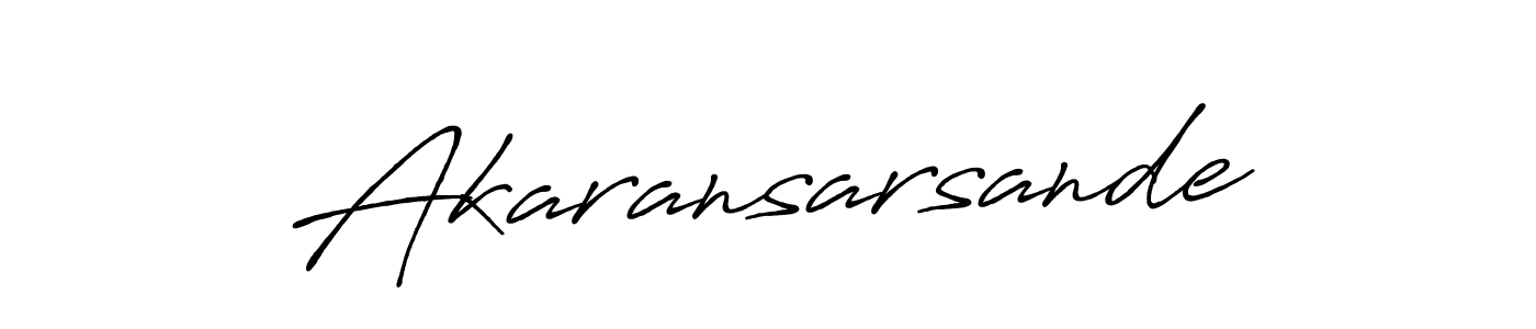 How to Draw Akaransarsande signature style? Antro_Vectra_Bolder is a latest design signature styles for name Akaransarsande. Akaransarsande signature style 7 images and pictures png