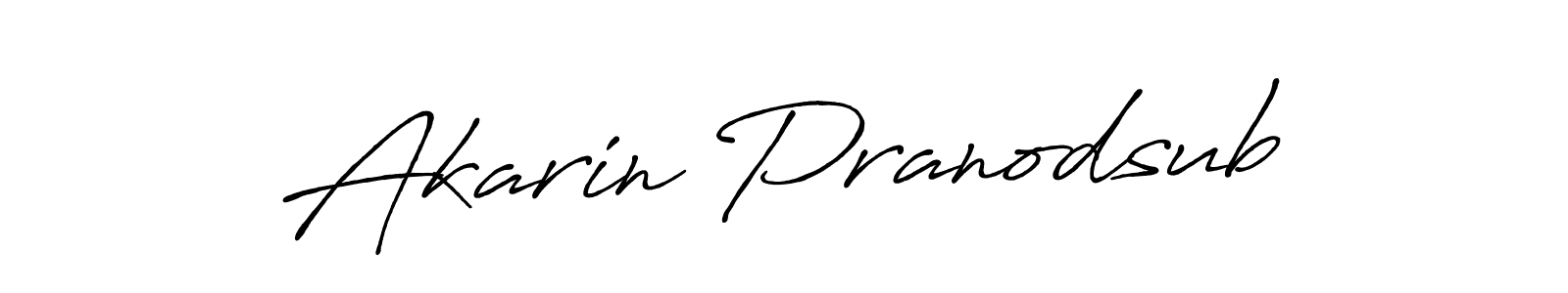 Use a signature maker to create a handwritten signature online. With this signature software, you can design (Antro_Vectra_Bolder) your own signature for name Akarin Pranodsub. Akarin Pranodsub signature style 7 images and pictures png