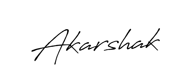 Akarshak stylish signature style. Best Handwritten Sign (Antro_Vectra_Bolder) for my name. Handwritten Signature Collection Ideas for my name Akarshak. Akarshak signature style 7 images and pictures png