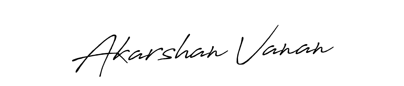 It looks lik you need a new signature style for name Akarshan Vanan. Design unique handwritten (Antro_Vectra_Bolder) signature with our free signature maker in just a few clicks. Akarshan Vanan signature style 7 images and pictures png