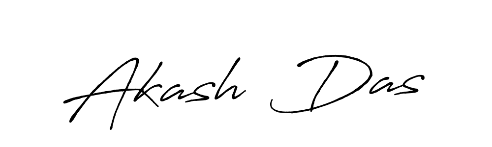 Make a beautiful signature design for name Akash  Das. With this signature (Antro_Vectra_Bolder) style, you can create a handwritten signature for free. Akash  Das signature style 7 images and pictures png
