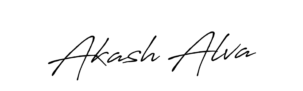 Antro_Vectra_Bolder is a professional signature style that is perfect for those who want to add a touch of class to their signature. It is also a great choice for those who want to make their signature more unique. Get Akash Alva name to fancy signature for free. Akash Alva signature style 7 images and pictures png