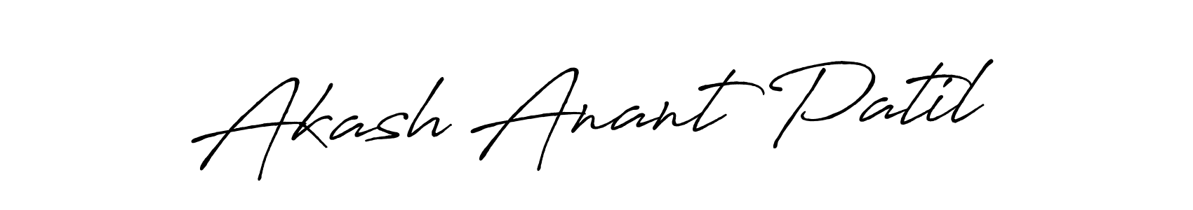 Also we have Akash Anant Patil name is the best signature style. Create professional handwritten signature collection using Antro_Vectra_Bolder autograph style. Akash Anant Patil signature style 7 images and pictures png