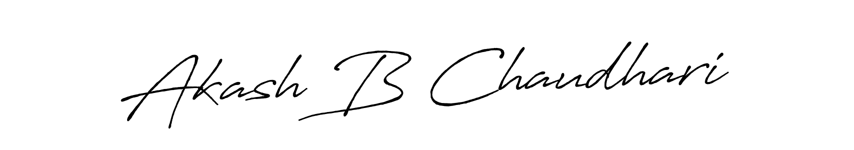 Also You can easily find your signature by using the search form. We will create Akash B Chaudhari name handwritten signature images for you free of cost using Antro_Vectra_Bolder sign style. Akash B Chaudhari signature style 7 images and pictures png