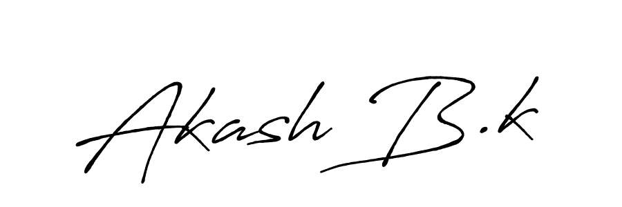 You can use this online signature creator to create a handwritten signature for the name Akash B.k. This is the best online autograph maker. Akash B.k signature style 7 images and pictures png