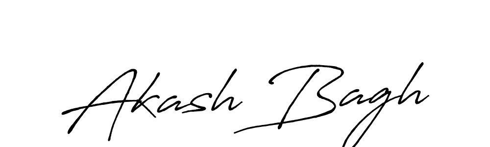 Use a signature maker to create a handwritten signature online. With this signature software, you can design (Antro_Vectra_Bolder) your own signature for name Akash Bagh. Akash Bagh signature style 7 images and pictures png