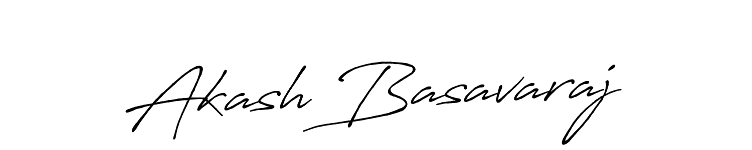 How to make Akash Basavaraj name signature. Use Antro_Vectra_Bolder style for creating short signs online. This is the latest handwritten sign. Akash Basavaraj signature style 7 images and pictures png