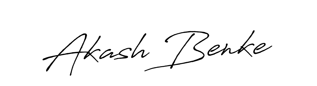 Antro_Vectra_Bolder is a professional signature style that is perfect for those who want to add a touch of class to their signature. It is also a great choice for those who want to make their signature more unique. Get Akash Benke name to fancy signature for free. Akash Benke signature style 7 images and pictures png