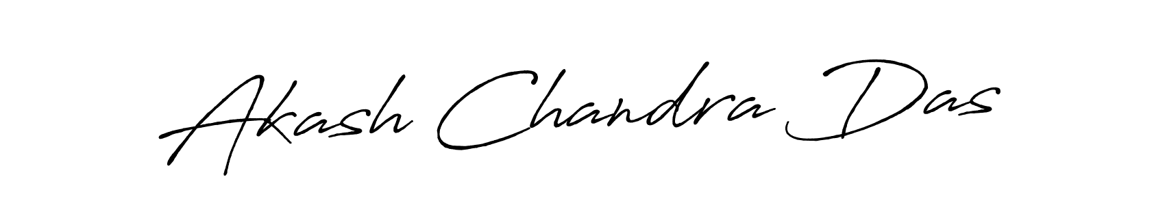 Create a beautiful signature design for name Akash Chandra Das. With this signature (Antro_Vectra_Bolder) fonts, you can make a handwritten signature for free. Akash Chandra Das signature style 7 images and pictures png