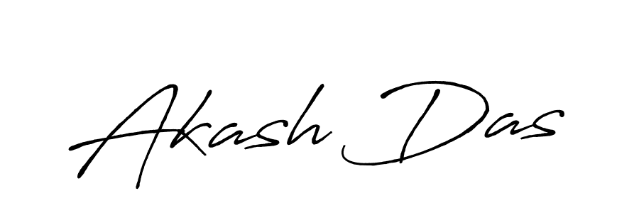 Design your own signature with our free online signature maker. With this signature software, you can create a handwritten (Antro_Vectra_Bolder) signature for name Akash Das. Akash Das signature style 7 images and pictures png