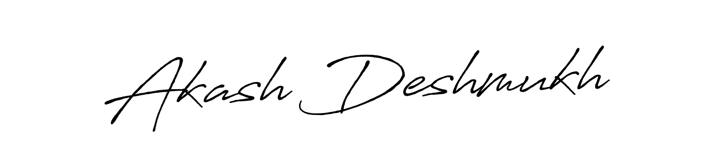 Antro_Vectra_Bolder is a professional signature style that is perfect for those who want to add a touch of class to their signature. It is also a great choice for those who want to make their signature more unique. Get Akash Deshmukh name to fancy signature for free. Akash Deshmukh signature style 7 images and pictures png