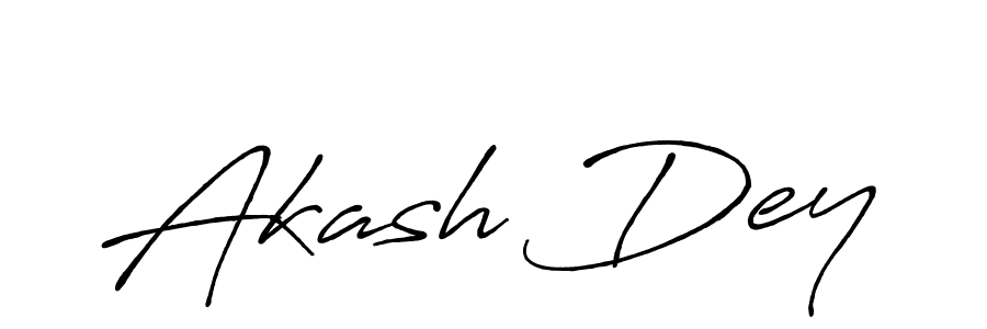 Akash Dey stylish signature style. Best Handwritten Sign (Antro_Vectra_Bolder) for my name. Handwritten Signature Collection Ideas for my name Akash Dey. Akash Dey signature style 7 images and pictures png