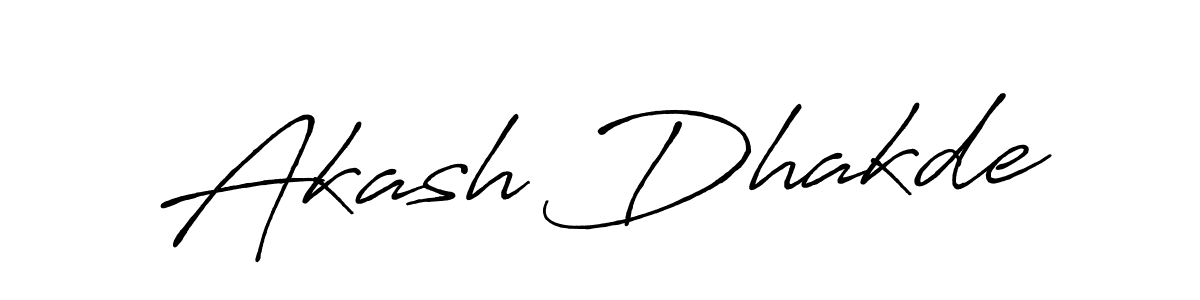 Also You can easily find your signature by using the search form. We will create Akash Dhakde name handwritten signature images for you free of cost using Antro_Vectra_Bolder sign style. Akash Dhakde signature style 7 images and pictures png
