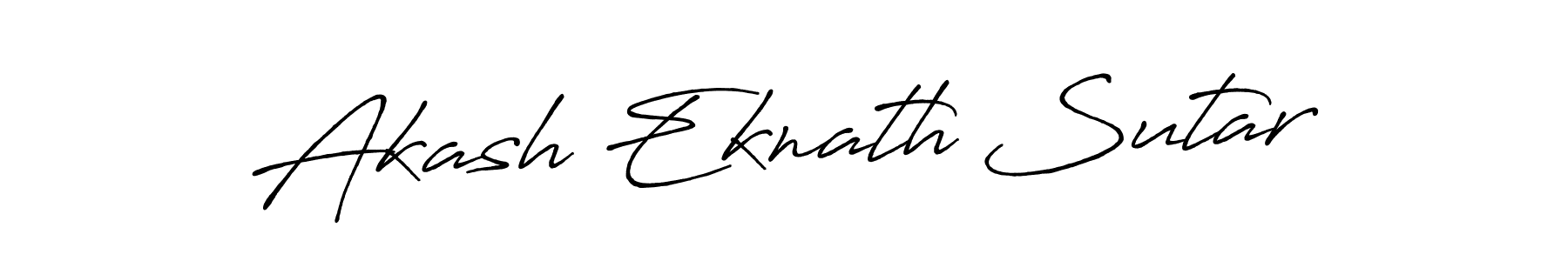 Make a beautiful signature design for name Akash Eknath Sutar. Use this online signature maker to create a handwritten signature for free. Akash Eknath Sutar signature style 7 images and pictures png