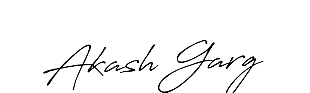 The best way (Antro_Vectra_Bolder) to make a short signature is to pick only two or three words in your name. The name Akash Garg include a total of six letters. For converting this name. Akash Garg signature style 7 images and pictures png