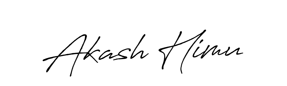 Once you've used our free online signature maker to create your best signature Antro_Vectra_Bolder style, it's time to enjoy all of the benefits that Akash Himu name signing documents. Akash Himu signature style 7 images and pictures png