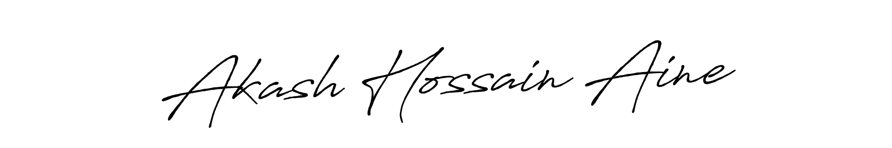 Make a beautiful signature design for name Akash Hossain Aine. Use this online signature maker to create a handwritten signature for free. Akash Hossain Aine signature style 7 images and pictures png