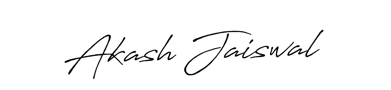 Also we have Akash Jaiswal name is the best signature style. Create professional handwritten signature collection using Antro_Vectra_Bolder autograph style. Akash Jaiswal signature style 7 images and pictures png