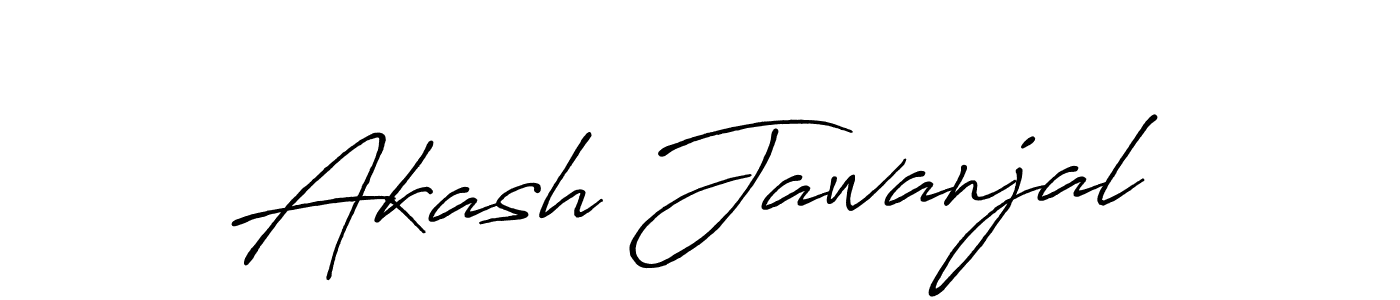 Also we have Akash Jawanjal name is the best signature style. Create professional handwritten signature collection using Antro_Vectra_Bolder autograph style. Akash Jawanjal signature style 7 images and pictures png