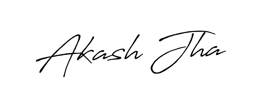 Antro_Vectra_Bolder is a professional signature style that is perfect for those who want to add a touch of class to their signature. It is also a great choice for those who want to make their signature more unique. Get Akash Jha name to fancy signature for free. Akash Jha signature style 7 images and pictures png