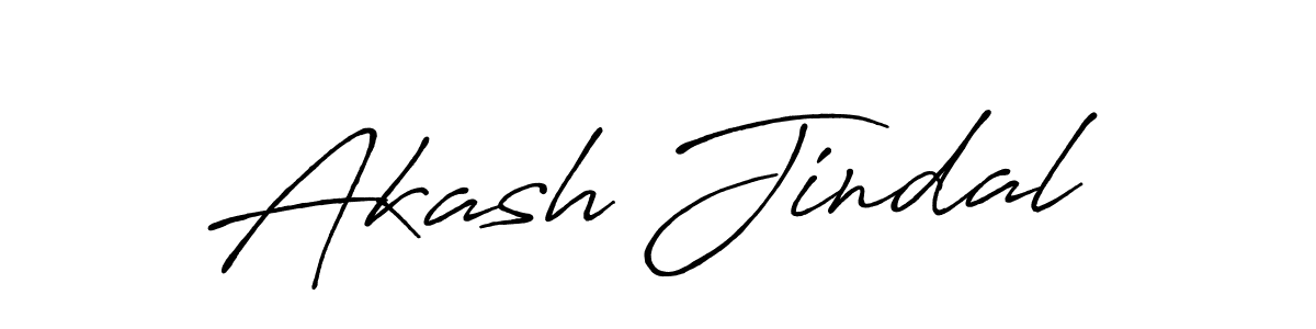 Use a signature maker to create a handwritten signature online. With this signature software, you can design (Antro_Vectra_Bolder) your own signature for name Akash Jindal. Akash Jindal signature style 7 images and pictures png