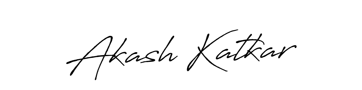 Antro_Vectra_Bolder is a professional signature style that is perfect for those who want to add a touch of class to their signature. It is also a great choice for those who want to make their signature more unique. Get Akash Katkar name to fancy signature for free. Akash Katkar signature style 7 images and pictures png