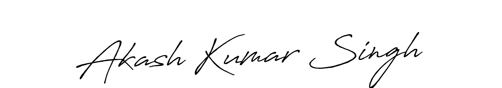 Also You can easily find your signature by using the search form. We will create Akash Kumar Singh name handwritten signature images for you free of cost using Antro_Vectra_Bolder sign style. Akash Kumar Singh signature style 7 images and pictures png