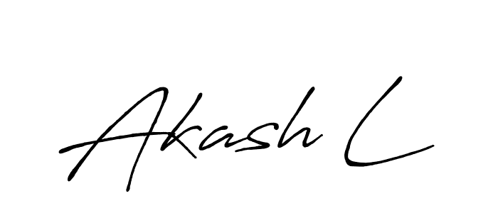 if you are searching for the best signature style for your name Akash L. so please give up your signature search. here we have designed multiple signature styles  using Antro_Vectra_Bolder. Akash L signature style 7 images and pictures png