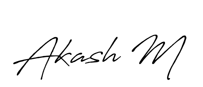if you are searching for the best signature style for your name Akash M. so please give up your signature search. here we have designed multiple signature styles  using Antro_Vectra_Bolder. Akash M signature style 7 images and pictures png