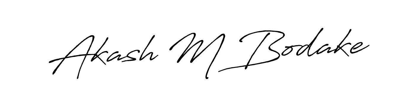 Once you've used our free online signature maker to create your best signature Antro_Vectra_Bolder style, it's time to enjoy all of the benefits that Akash M Bodake name signing documents. Akash M Bodake signature style 7 images and pictures png
