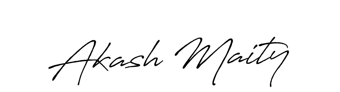 Also You can easily find your signature by using the search form. We will create Akash Maity name handwritten signature images for you free of cost using Antro_Vectra_Bolder sign style. Akash Maity signature style 7 images and pictures png