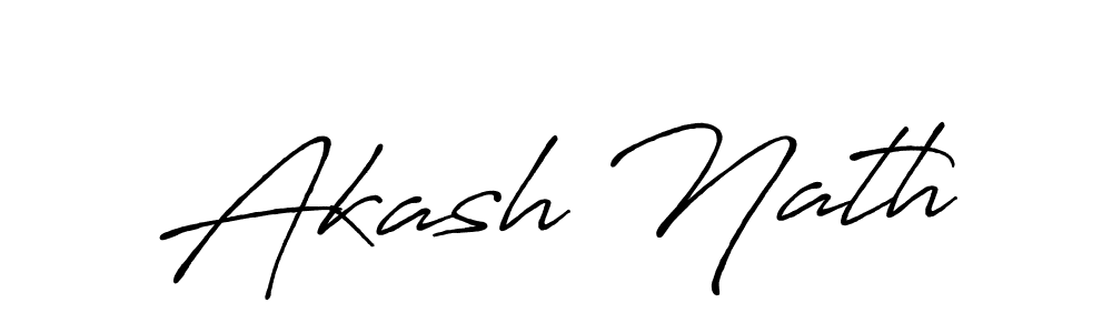 It looks lik you need a new signature style for name Akash Nath. Design unique handwritten (Antro_Vectra_Bolder) signature with our free signature maker in just a few clicks. Akash Nath signature style 7 images and pictures png