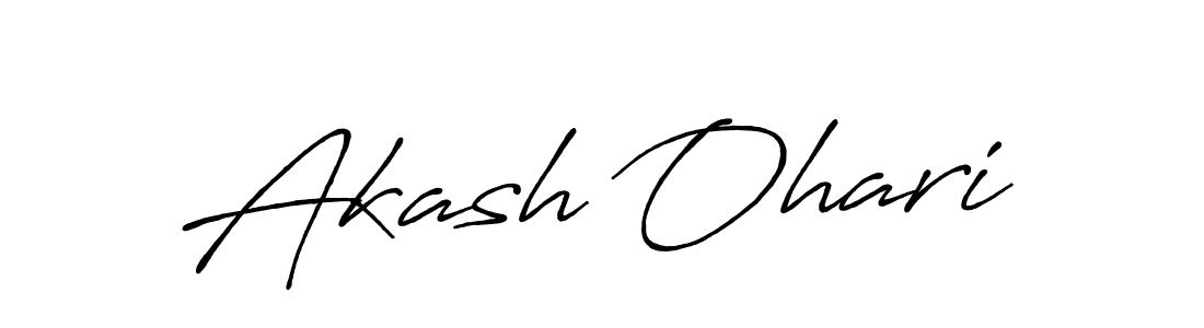 You should practise on your own different ways (Antro_Vectra_Bolder) to write your name (Akash Ohari) in signature. don't let someone else do it for you. Akash Ohari signature style 7 images and pictures png