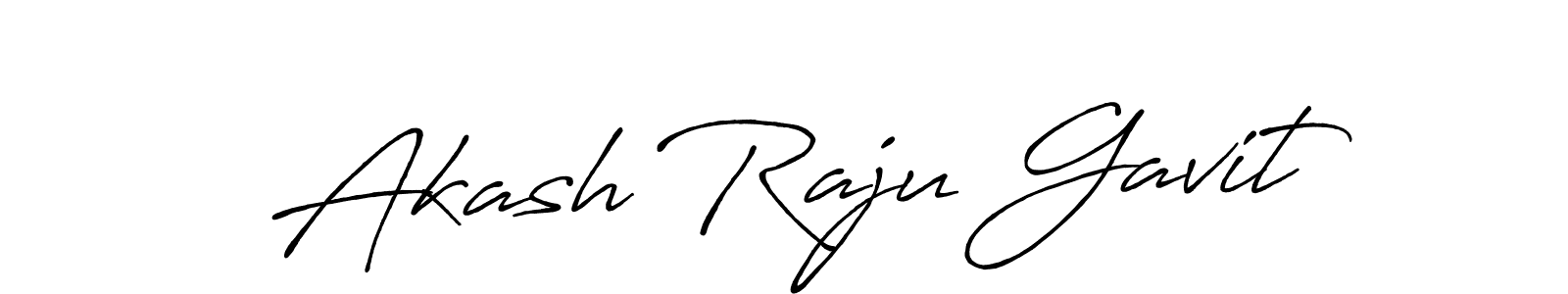 Antro_Vectra_Bolder is a professional signature style that is perfect for those who want to add a touch of class to their signature. It is also a great choice for those who want to make their signature more unique. Get Akash Raju Gavit name to fancy signature for free. Akash Raju Gavit signature style 7 images and pictures png