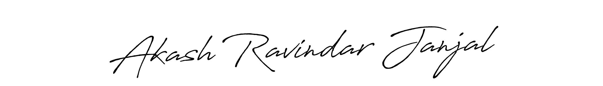 Design your own signature with our free online signature maker. With this signature software, you can create a handwritten (Antro_Vectra_Bolder) signature for name Akash Ravindar Janjal. Akash Ravindar Janjal signature style 7 images and pictures png