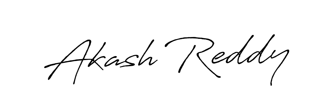 Akash Reddy stylish signature style. Best Handwritten Sign (Antro_Vectra_Bolder) for my name. Handwritten Signature Collection Ideas for my name Akash Reddy. Akash Reddy signature style 7 images and pictures png