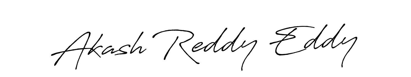 Akash Reddy Eddy stylish signature style. Best Handwritten Sign (Antro_Vectra_Bolder) for my name. Handwritten Signature Collection Ideas for my name Akash Reddy Eddy. Akash Reddy Eddy signature style 7 images and pictures png