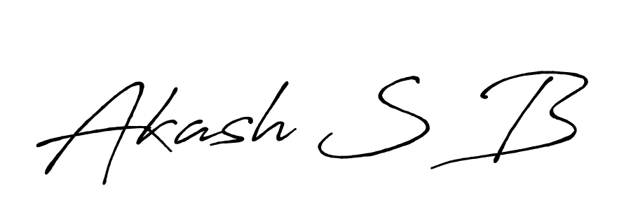 How to Draw Akash S B signature style? Antro_Vectra_Bolder is a latest design signature styles for name Akash S B. Akash S B signature style 7 images and pictures png