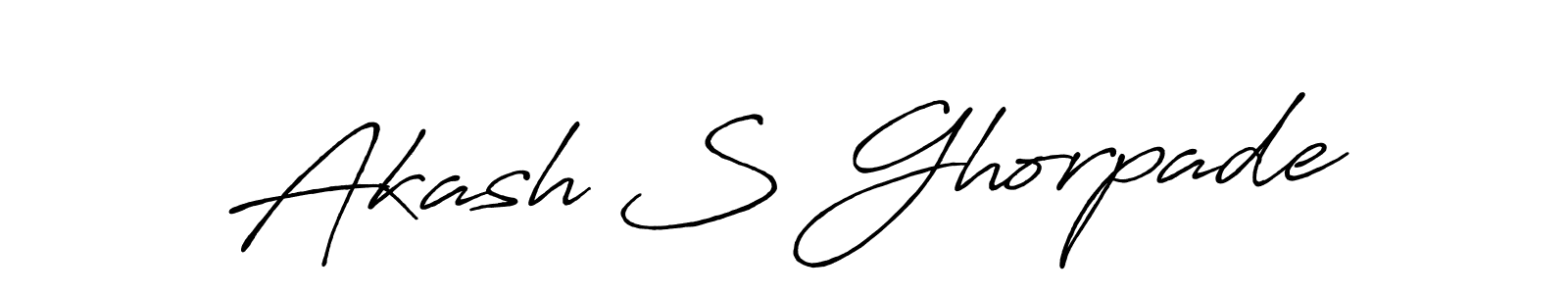 You should practise on your own different ways (Antro_Vectra_Bolder) to write your name (Akash S Ghorpade) in signature. don't let someone else do it for you. Akash S Ghorpade signature style 7 images and pictures png
