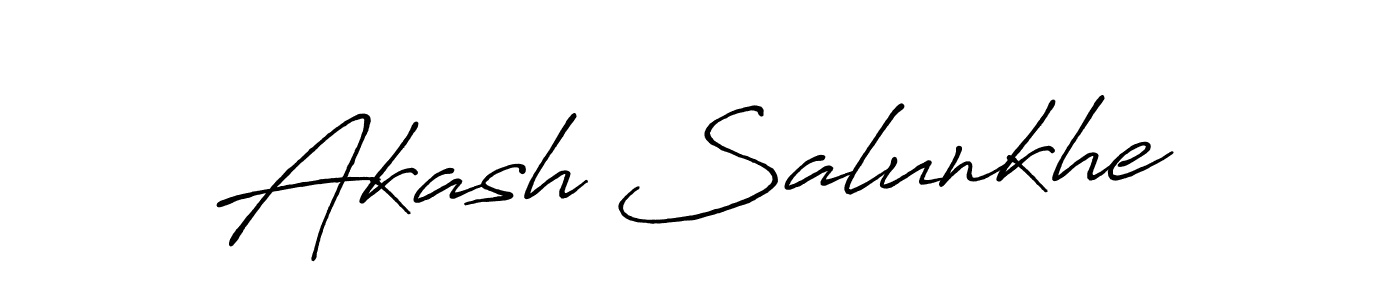 Also You can easily find your signature by using the search form. We will create Akash Salunkhe name handwritten signature images for you free of cost using Antro_Vectra_Bolder sign style. Akash Salunkhe signature style 7 images and pictures png